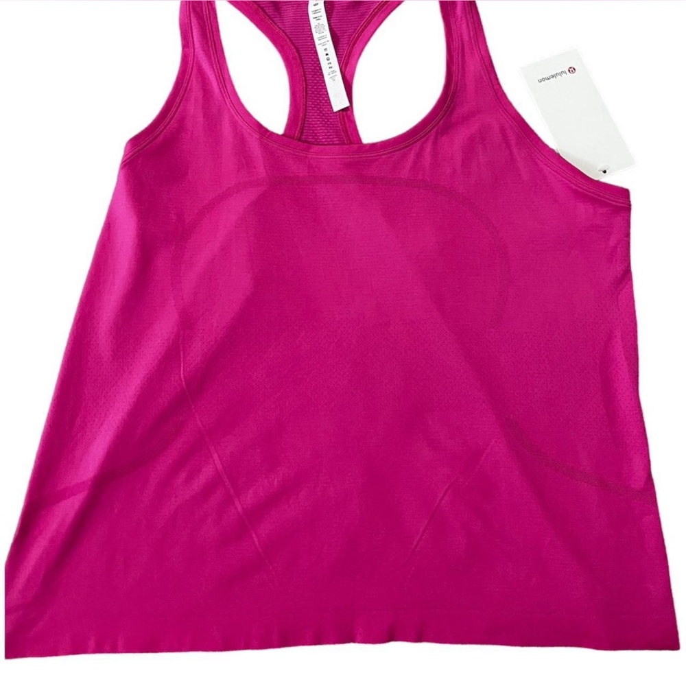 lululemon athletica Fuchsia Racerback Tank Top